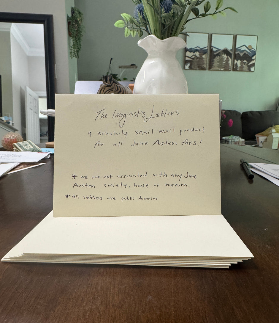 The Imaginist’s Letters